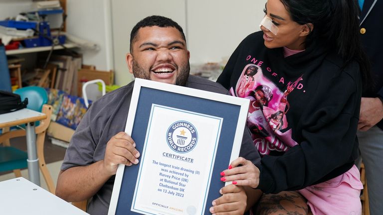Katie Price's son Harvey Price sets Guinness World Record for longest ...