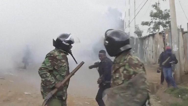 Riots in Kenya over cost of living