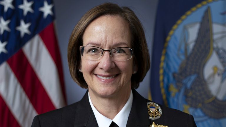 Admiral Lisa Franchetti. Pic: AP