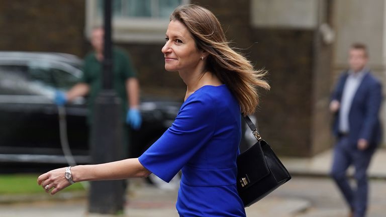 Lucy Frazer, Secretary of State for Culture, Media, and Sport, arrives at 10 Downing Street, London, for a Cabinet meeting. Picture date: Tuesday July 4, 2023.