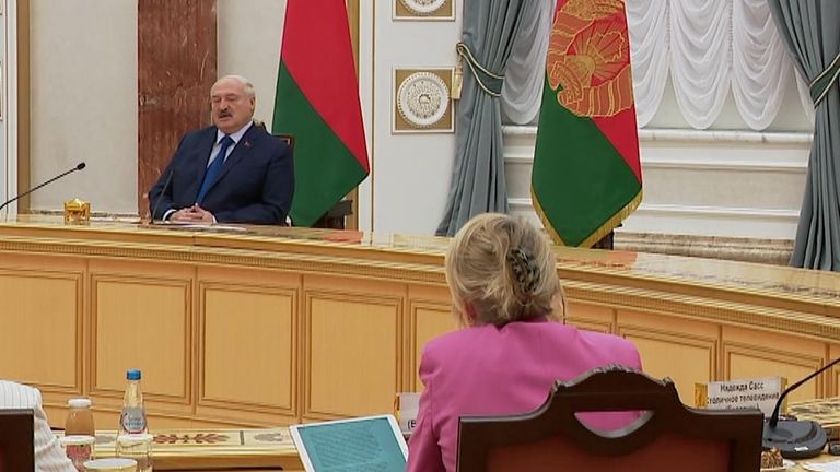 Lukashenko tells Sky News Putin &#39;won&#39;t whack&#39; Wagner boss Prigozhin.