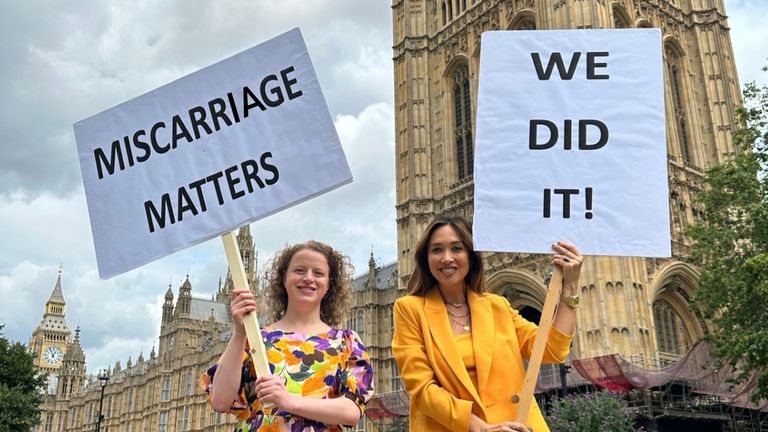 Myleene Klass (right) and Labour MP Olivia Blake