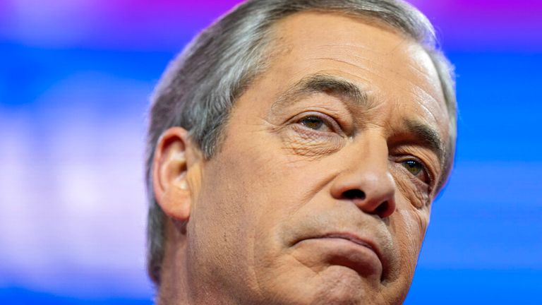 Nigel Farage Pic: AP