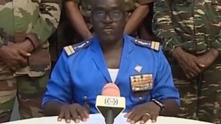 Niger coup: General Abdourahmane Tchiani declares himself new leader and asks for support