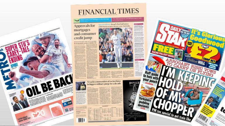 The Latest News From The Uk And Around The World Sky News