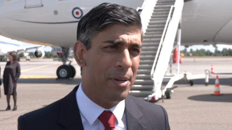 Rishi Sunak says that it is &#39;the right course of action&#39; for the BBC to be investigating allegations about a presenter