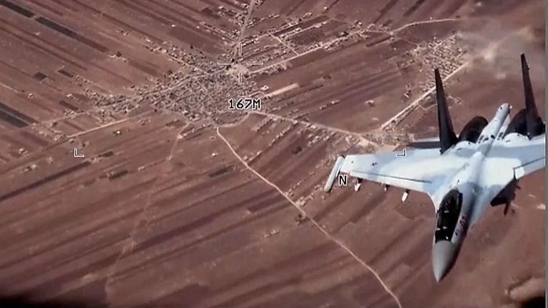 US video: Russian fighter jets harass US drones over Syria