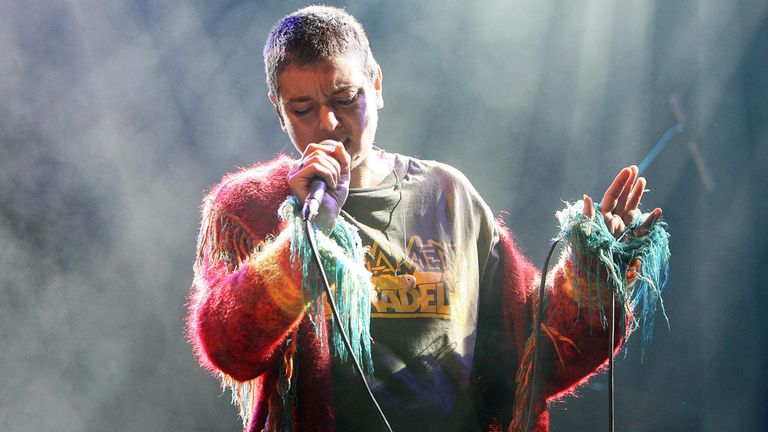 File photo dated 08/07/2007 of Sinead O&#39;Connor plays the Pets Sounds Stage during the Oxegen Music festival at Punchestown racecourse, Co Kildare. Taoiseach Leo Varadkar has paid tribute to O&#39;Connor after her death at the age of 56, saying: "Her music was loved around the world and her talent was unmatched and beyond compare." Issue date: Wednesday July 26, 2023.