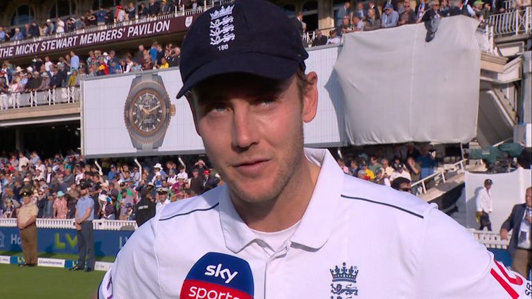 England bowler Stuart Broad on his final match before retirement.
