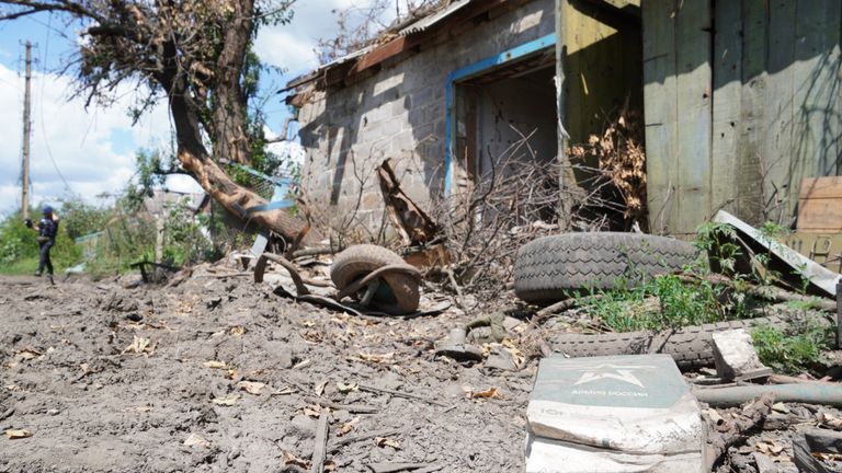 Much of Storozheve was destroyed before it was liberated by Ukraine