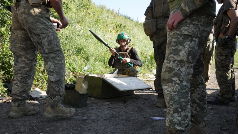 Target practice underway for recruits                              