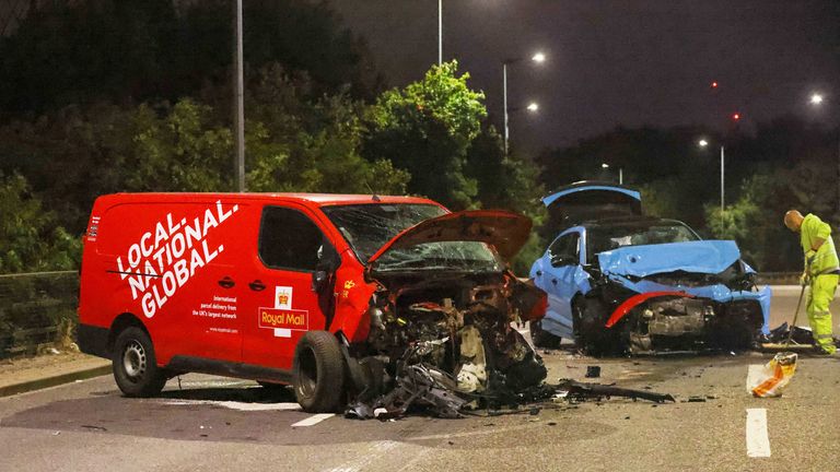 Beckton crash: Six injured after collision involving £190k Lamborghini