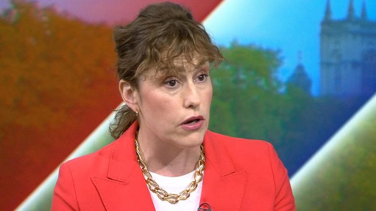 Victoria Atkins responds to questions about why Robert Jenrick had children&#39;s murals painted over at an asylum centre in Dover