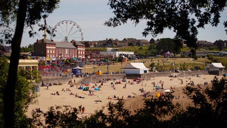 Barry Island, a popular holiday destination in the Vale of Glamorgan
