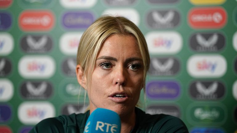 Republic of Ireland&#39;s Denise O&#39;Sullivan during a media day at the O&#39;Reilly Hall, Dublin. Picture date: Thursday June 29, 2023.