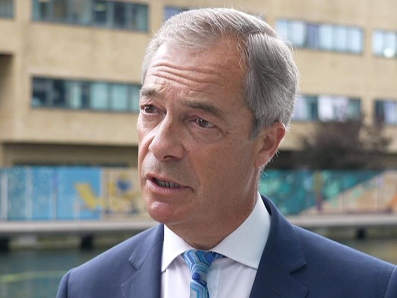 Nigel Farage spoke to Sky News and called for a change in legislation