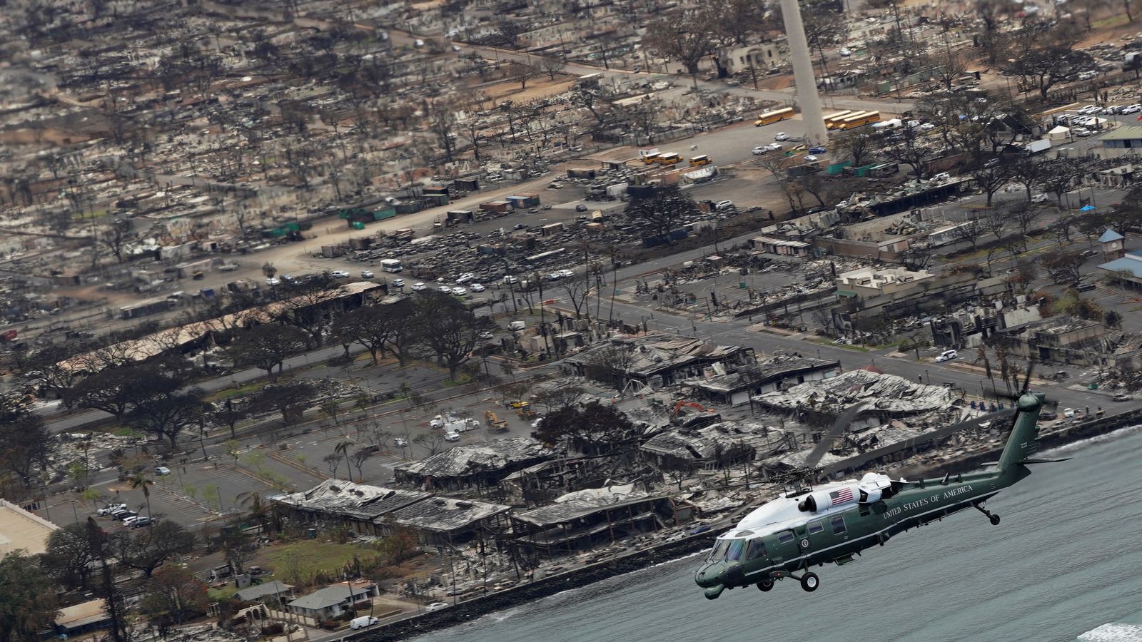 Maui wildfires: Joe Biden visits Hawaiian island after days of ...