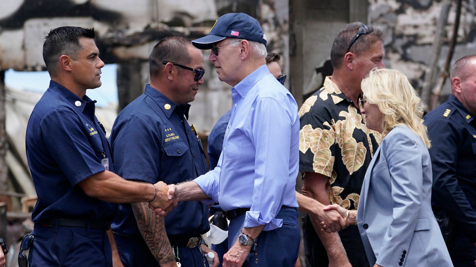 Maui wildfires: Joe Biden visits Hawaiian island after days of ...