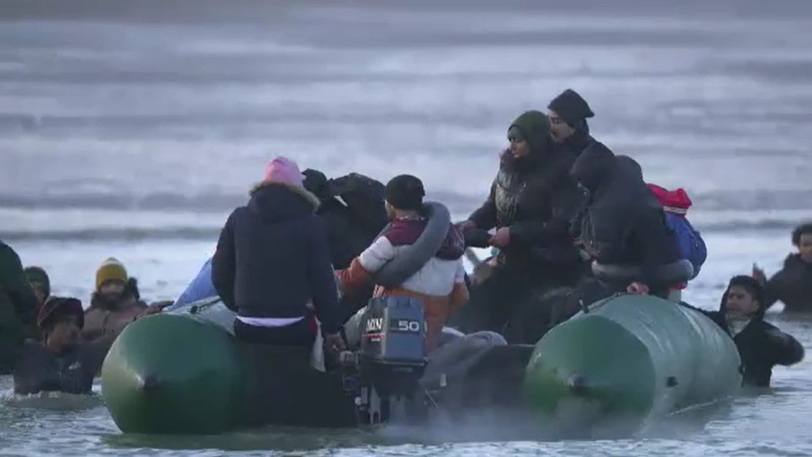 Dozens Of People Saved From Sea After Migrant Boats Get Into Trouble ...