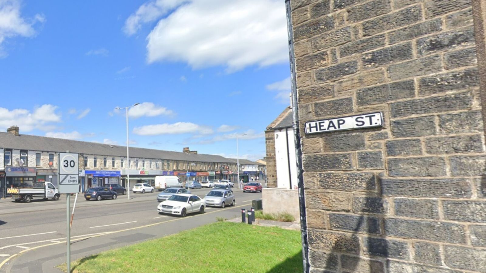 Child boy falls out of second-storey window in Burnley and suffers severe accidents