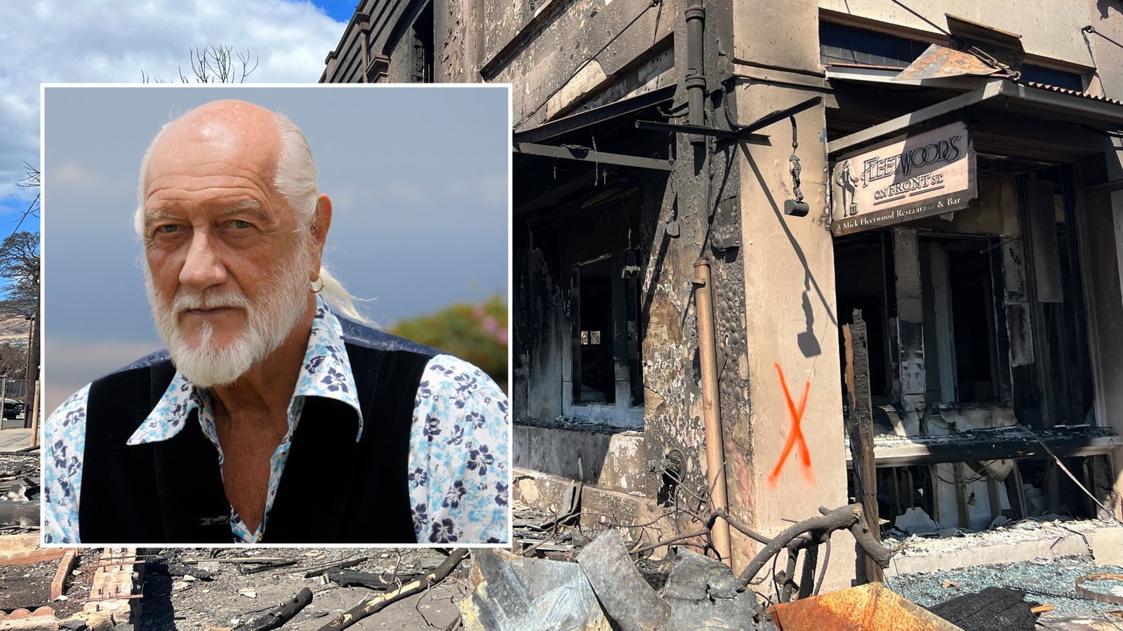 Hawaii wildfires: Mick Fleetwood's restaurant destroyed as he says situation on the ground is 'catastrophic'