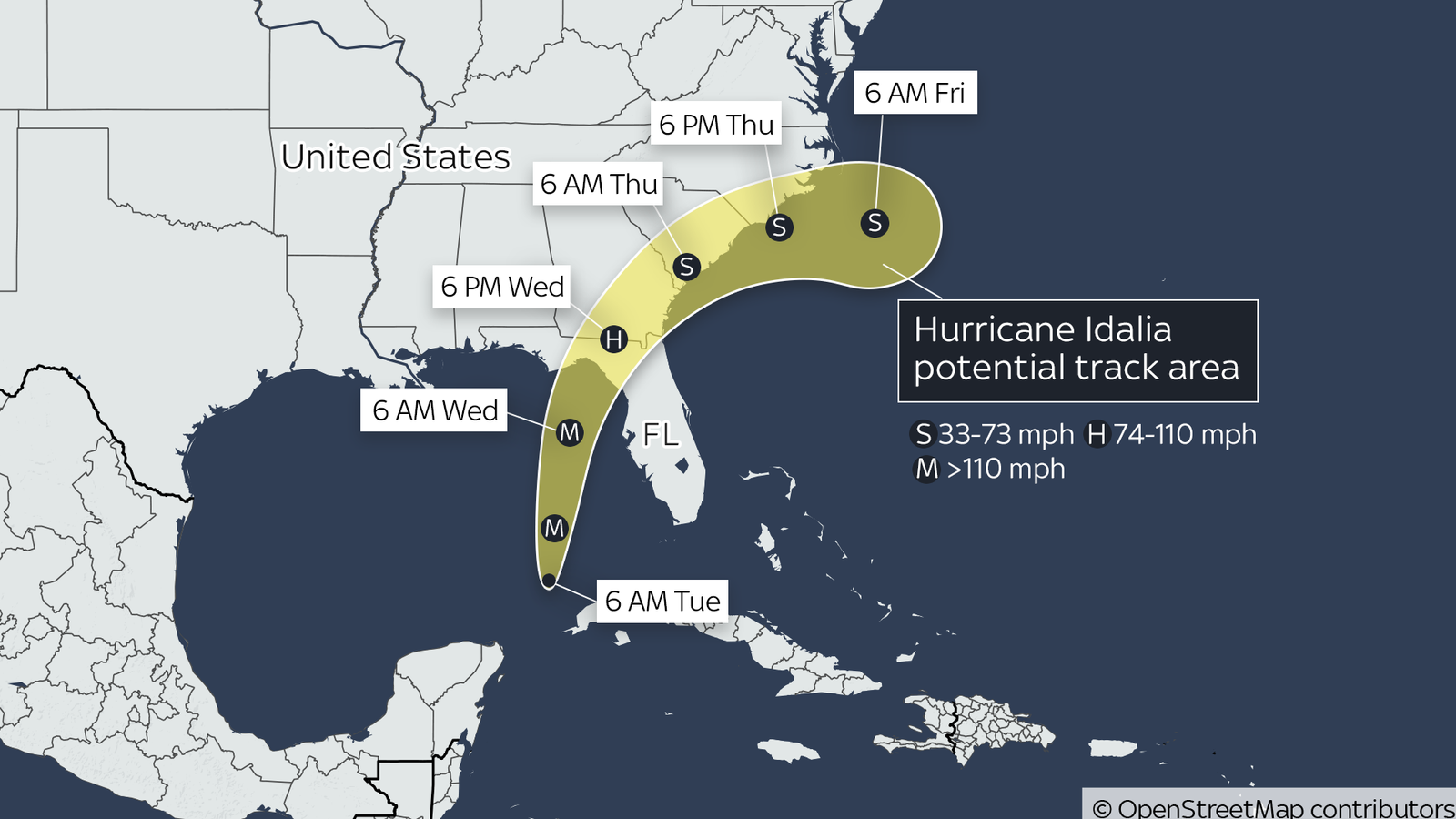 Hurricane Idalia: Uncommon blue supermoon may worsen life-threatening ...