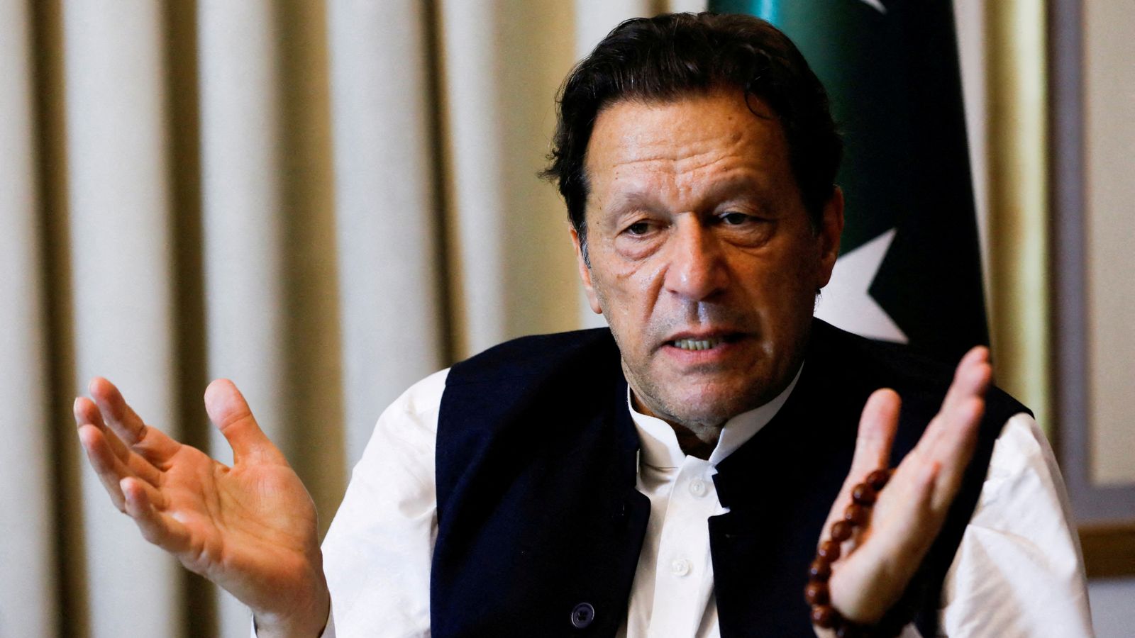 Jailed Imran Khan uses AI video to claim victory in Pakistan election - as army chief says nation needs 'stable hands'