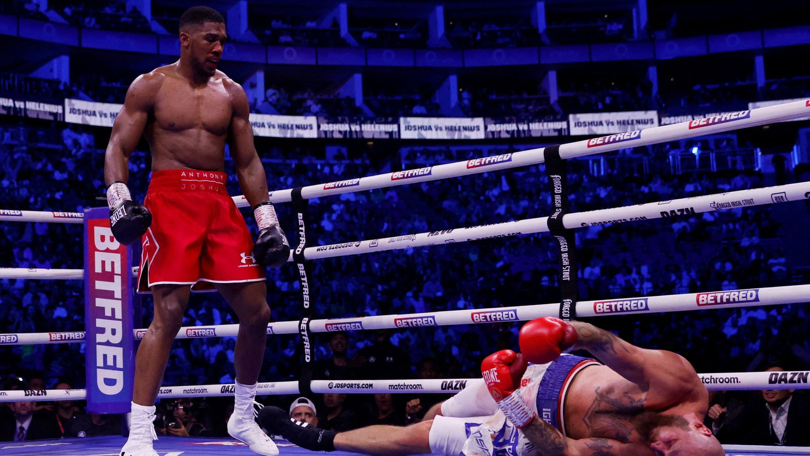Anthony Joshua's most recent opponent failed drugs test before bout