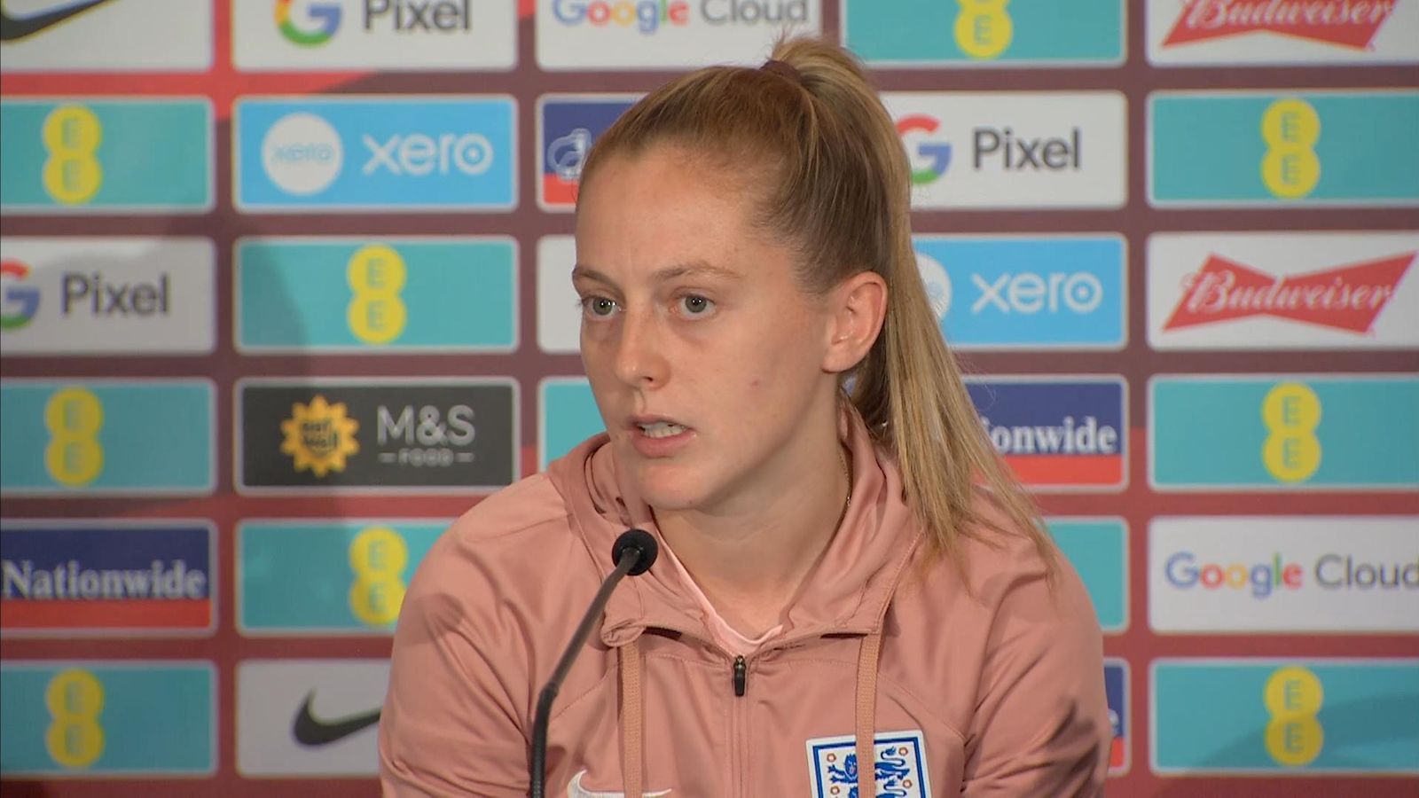 Keira Walsh tells Sky's Rob Harris that England wants to 'go step ...