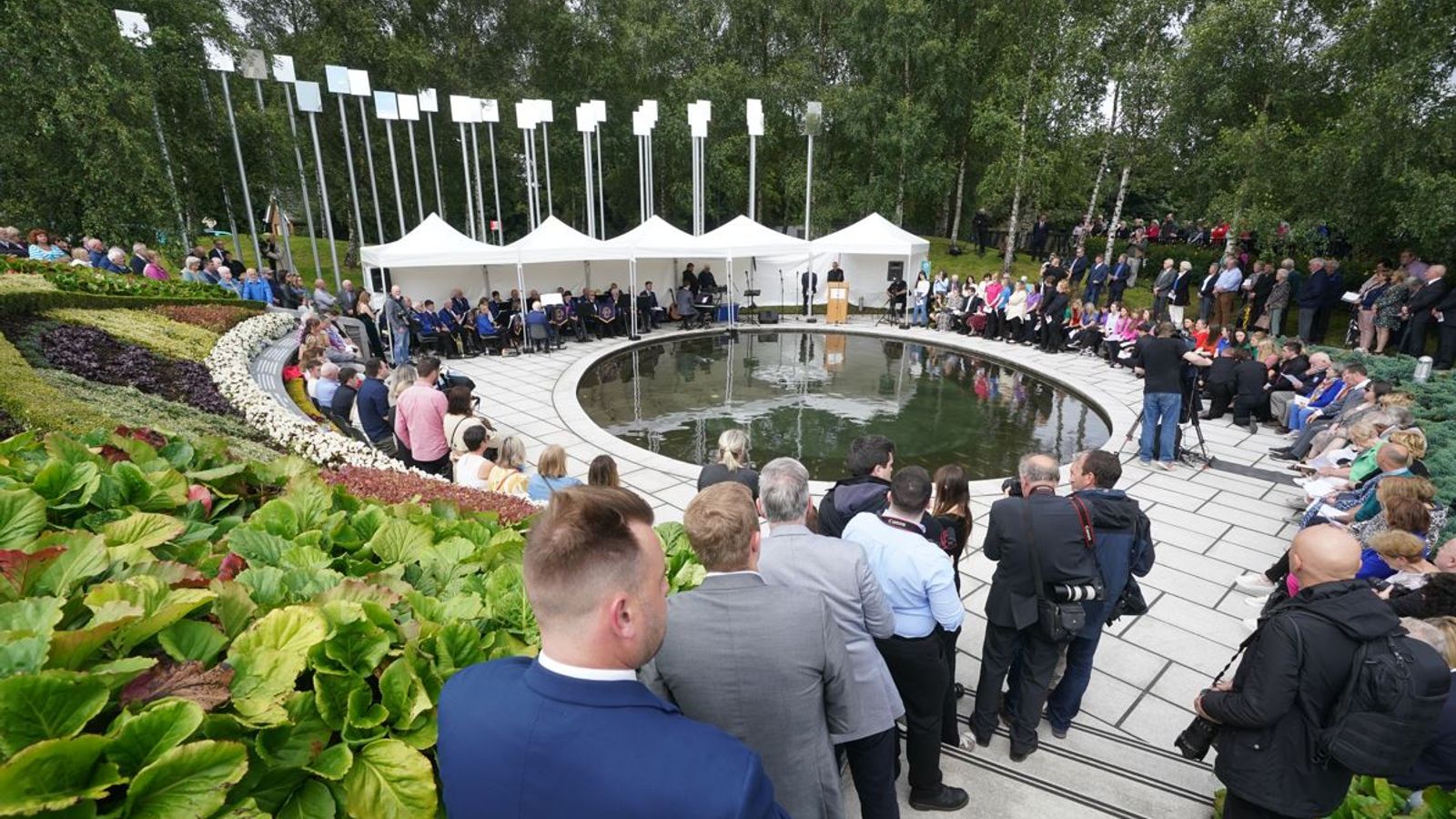 Omagh assault: Memorial service takes place in Northern Ireland on twenty fifth anniversary of lethal bombing