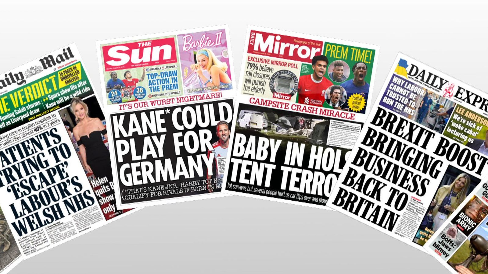 Monday's national newspaper front pages UK News Sky News