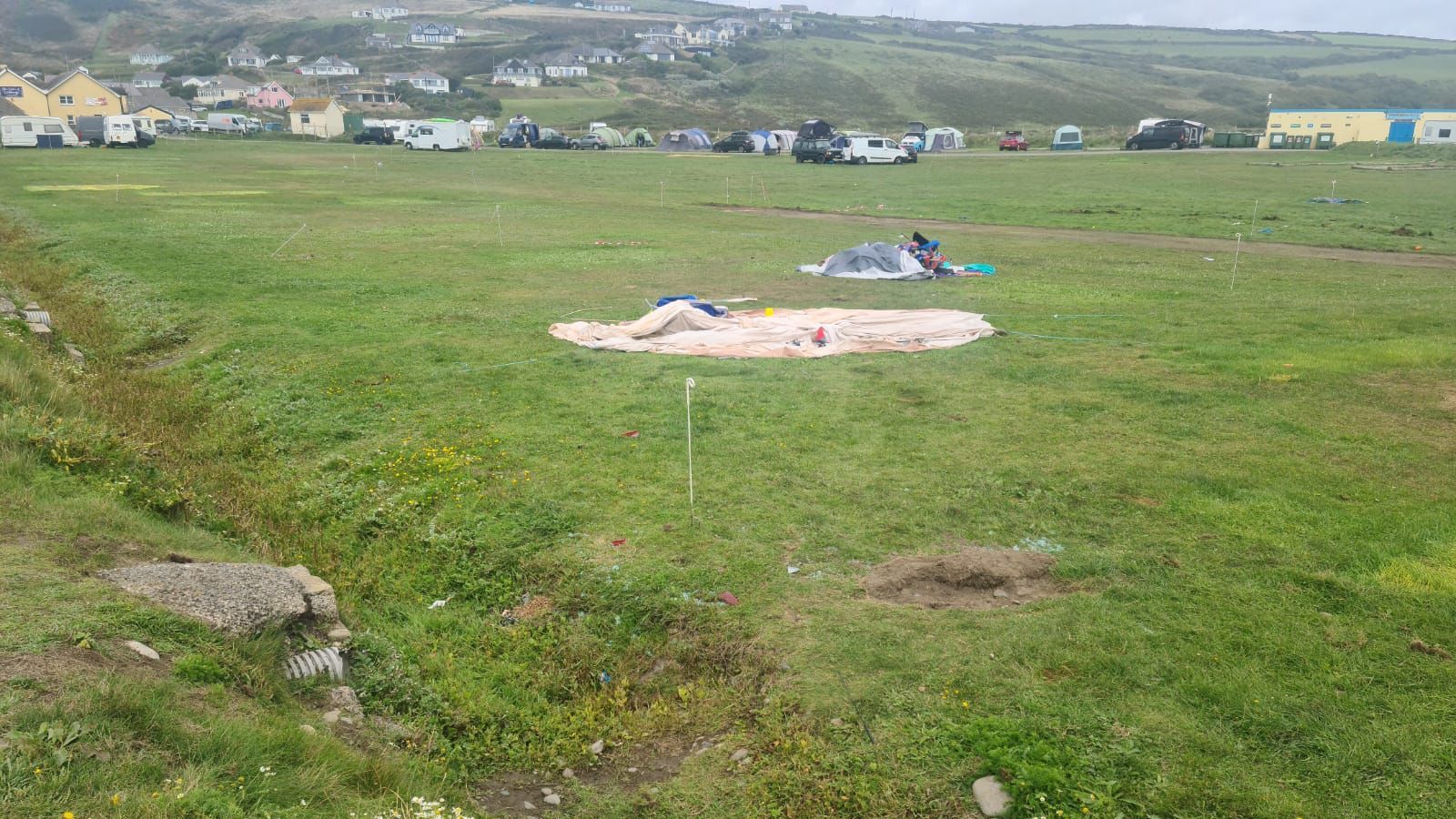 Pembrokeshire campsite crash: Baby was inside tent that was struck by car which veered off the road and injured nine people