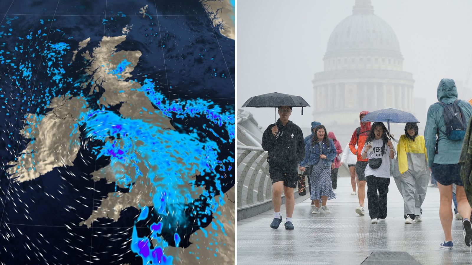 UK weather: 'Danger to life' warning as 'atrocious' Storm Antoni arrives