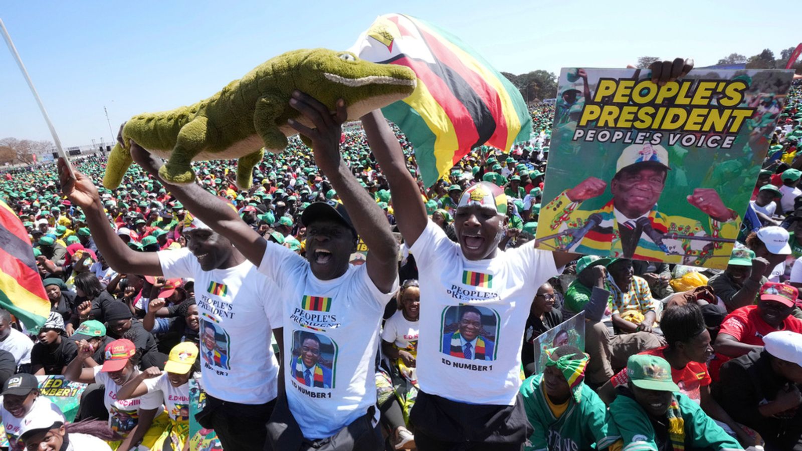 Избори в Зимбабве: Секциите са отворени, тъй като опозиционният лидер Нелсън Чамиса се изправя срещу Емерсън Мнангагва в опит да наруши 43-годишното управление на управляващата партия