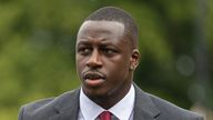 PABest Manchester City footballer Benjamin Mendy arrives at Chester Crown Court where he is accused of eight counts of rape, one count of sexual assault and one count of attempted rape, relating to seven young women. Picture date: Wednesday August 17, 2022.