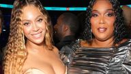 Beyoncé and Lizzo at the Grammy Awards in Los Angeles in February. Pic: Kevin Mazur/Getty Images for The Recording Academy