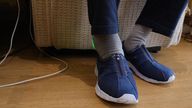  Information from the socks includes heart rate, temperature, sweat levels and motion