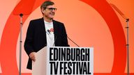 Louis Theroux at the Edinburgh Television Festival