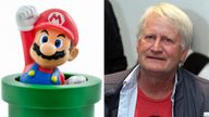 Charles Martinet was the original voice of Mario. Pic: AP