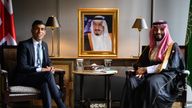 Rishi Sunak met with Crown Prince Mohammed bin Salman at the G20 summit in Bali last November