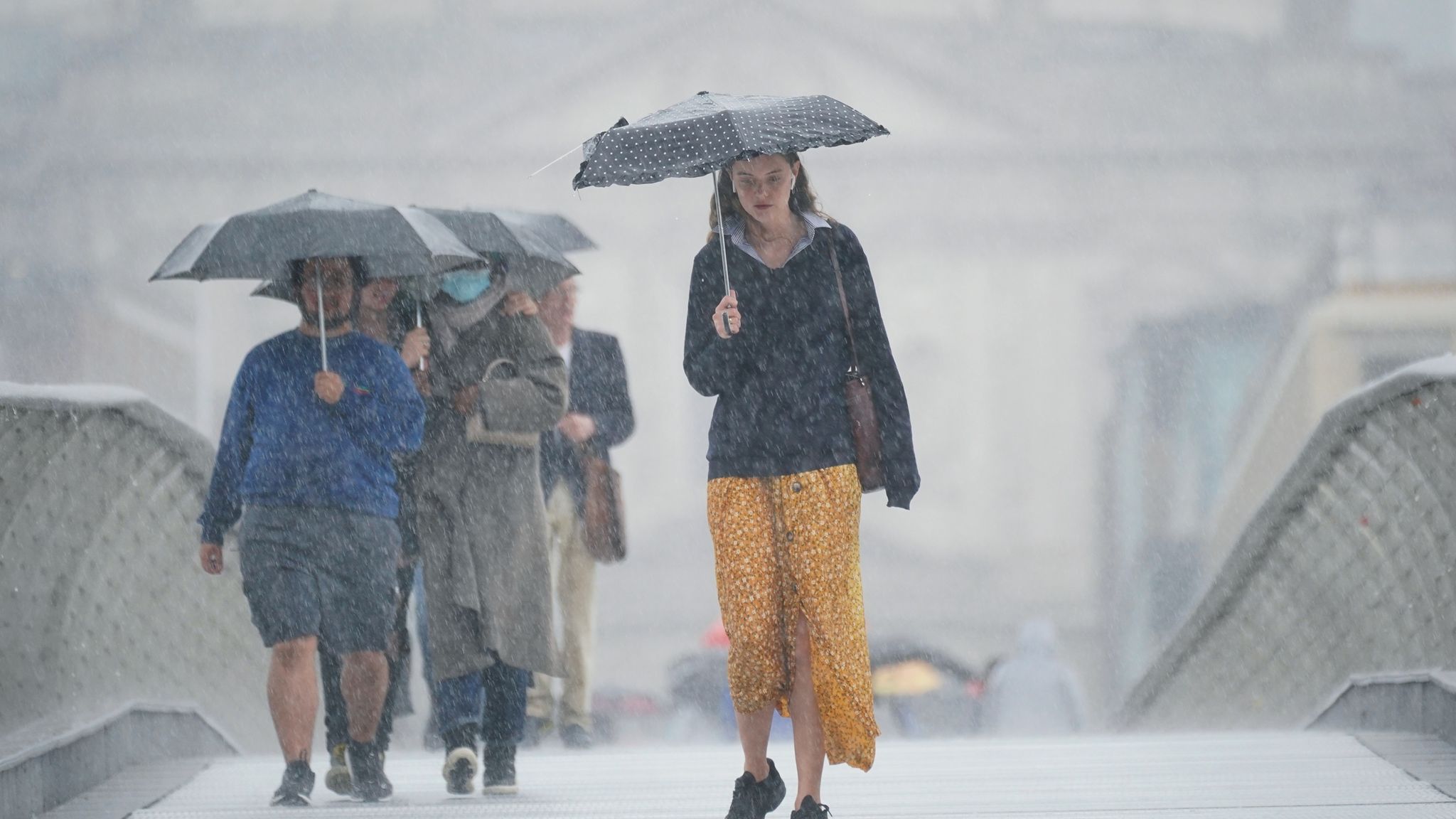 UK weather: Risk of flooding as three days of Met Office warnings ...