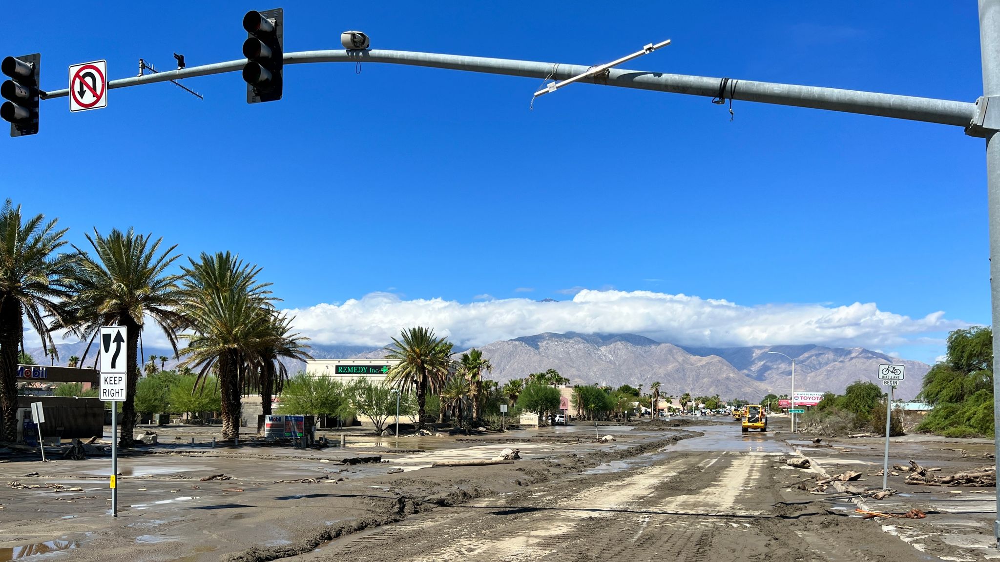 Palm Springs Cut Off As Desert Californian City Deluged By Tropical