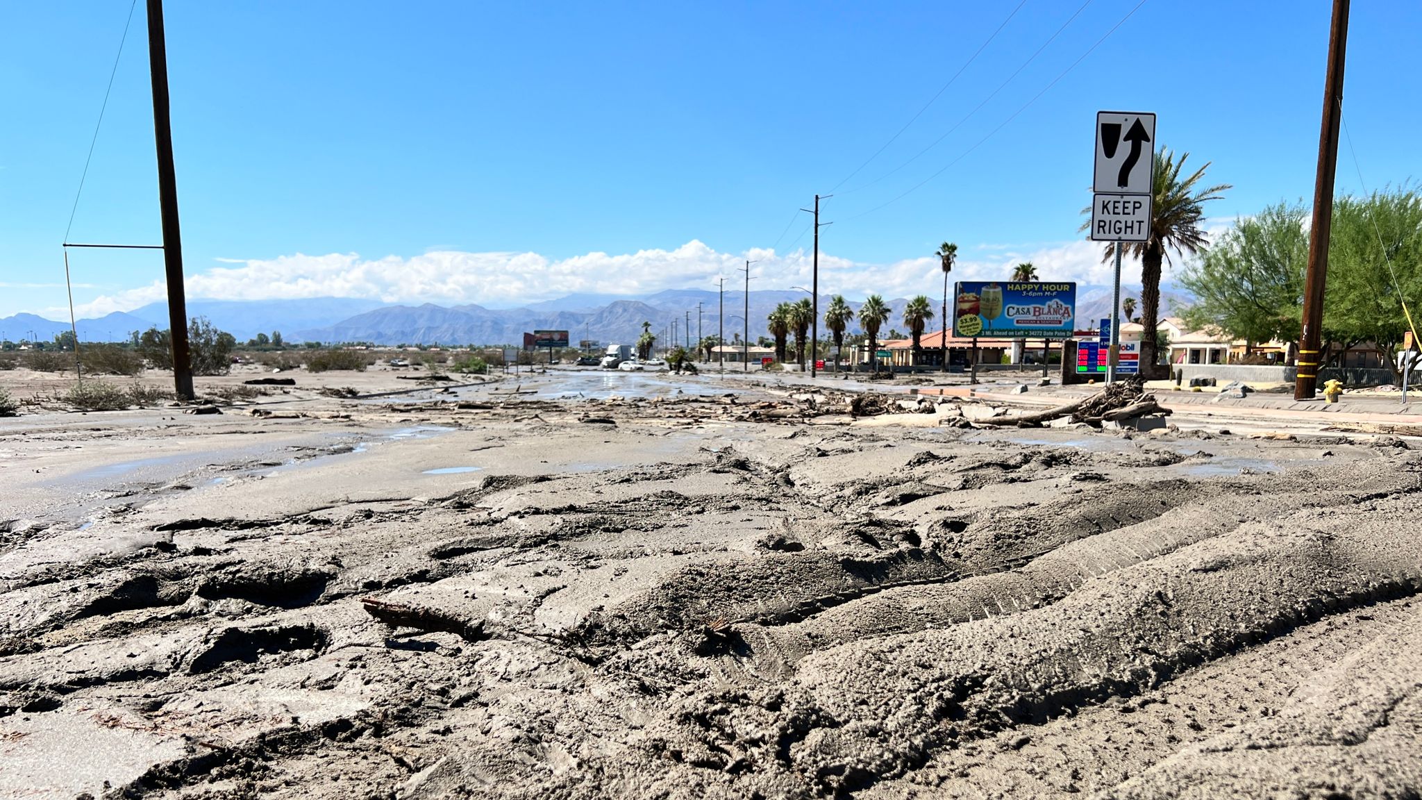 Palm Springs cut off as desert Californian city deluged by Tropical ...
