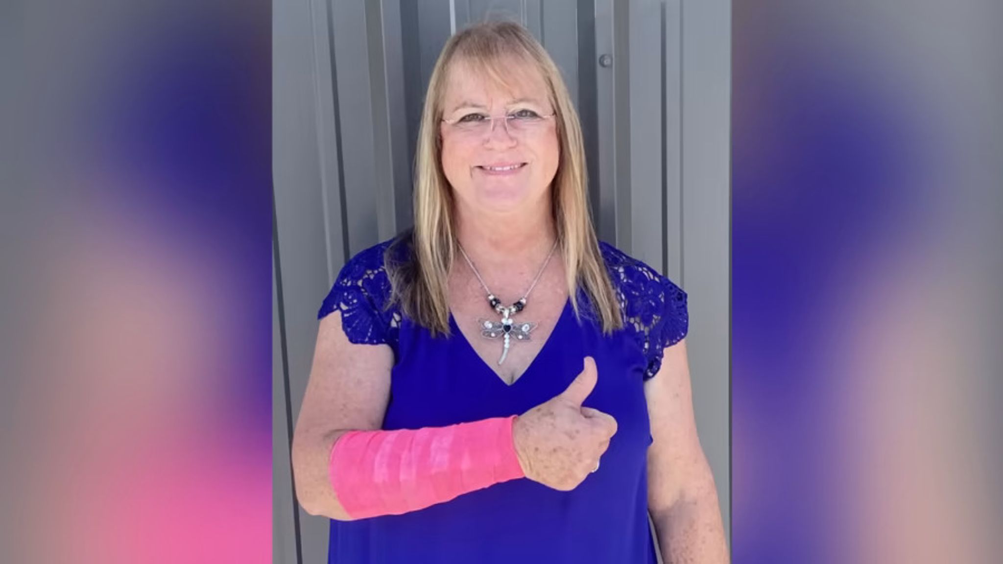 Texas woman attacked by snake and hawk at the same time while mowing