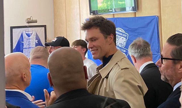 NFL great Tom Brady touches down in Birmingham and meets some of