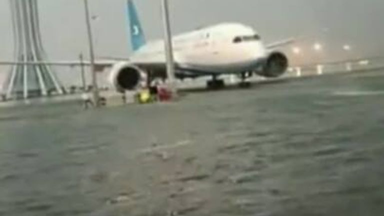 Typhoon airport