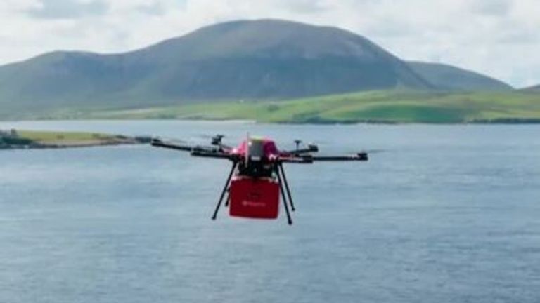 Royal Mail Orkney Drone