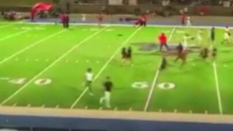 Shooting at baseball game