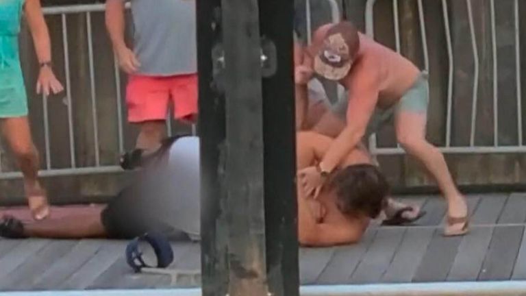 Alabama brawl as people defend Black riverboat worker against white assailants