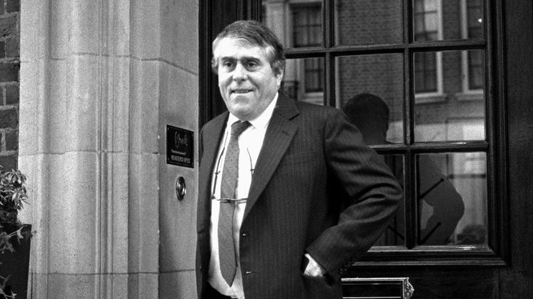 Top chef Albert Roux outside his Mayfair Restaurant, Le Gavroche in London, as he waits for the arrival of Mr Terrence English, the magistrate who is hearing allegations that the restaurant was dirty and fly infested.